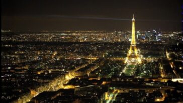 paris tour eiffel nuit