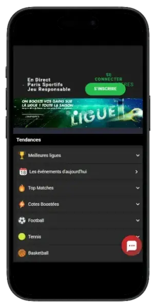 image qui montre interface de circusbet